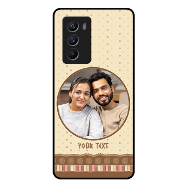 iQOO 9 SE 5G Custom Glass Mobile Case - Brown Dotted Mobile Case Design iQOO 9 SE 5G Custom Glass Mobile Case - Brown Dotted Mobile Case Design