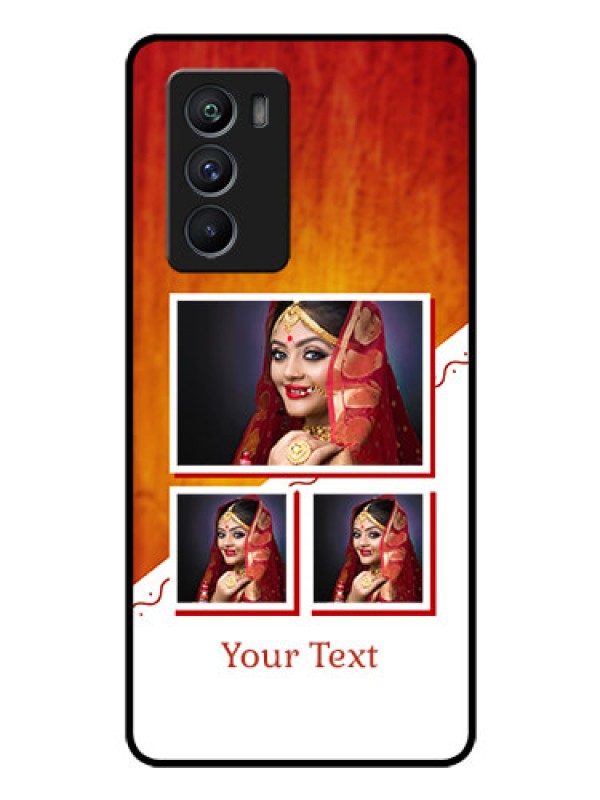 Custom iQOO 9 SE 5G Custom Glass Phone Case - Wedding Memories Design