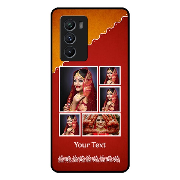 iQOO 9 SE 5G Personalized Glass Phone Case - Wedding Pic Upload Design iQOO 9 SE 5G Personalized Glass Phone Case - Wedding Pic Upload Design