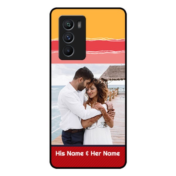 iQOO 9 SE 5G Custom Glass Mobile Case - Colorful Case Design