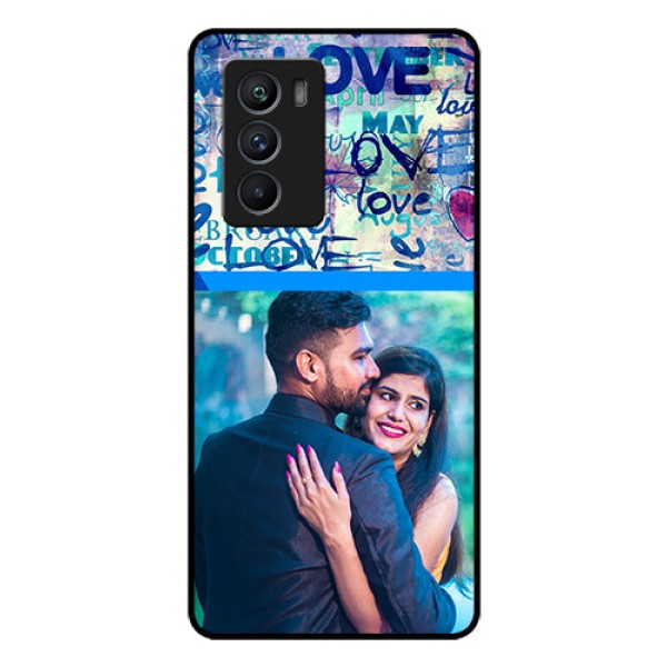 iQOO 9 SE 5G Custom Glass Mobile Case - Colorful Love Design