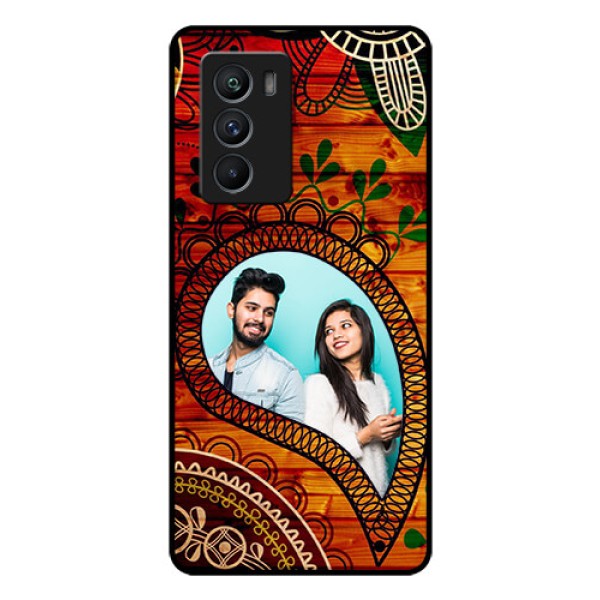 iQOO 9 SE 5G Personalized Glass Phone Case - Abstract Colorful Design