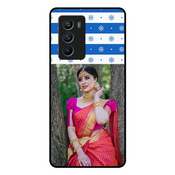 iQOO 9 SE 5G Photo Printing on Glass Case - Snow Pattern Design