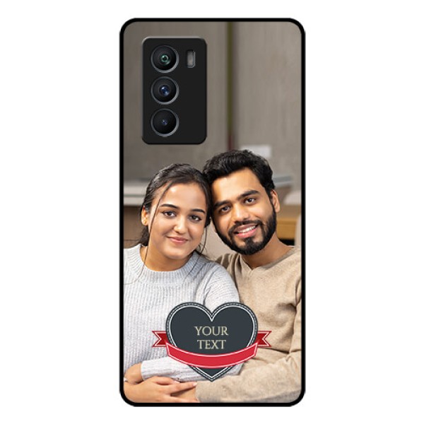 iQOO 9 SE 5G Custom Glass Phone Case - Just Married Couple Design
