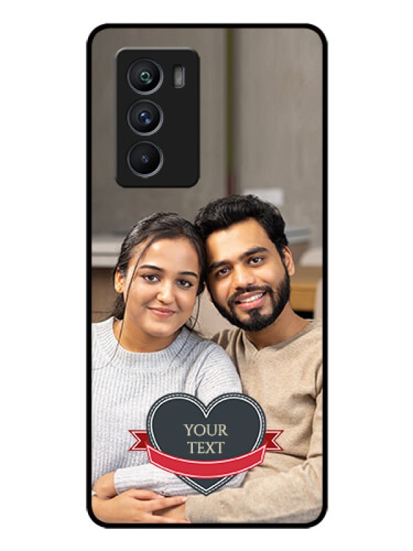 Custom iQOO 9 SE 5G Custom Glass Phone Case - Just Married Couple Design