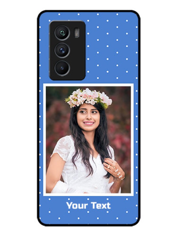 Custom iQOO 9 SE 5G Photo Printing on Glass Case - Polka dots design