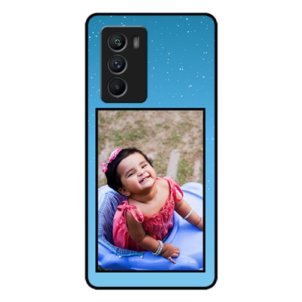 iQOO 9 SE 5G Custom Glass Mobile Case - Wave Pattern Colorful Design