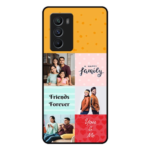 iQOO 9 SE 5G Personalized Glass Phone Case - Images with Quotes Design