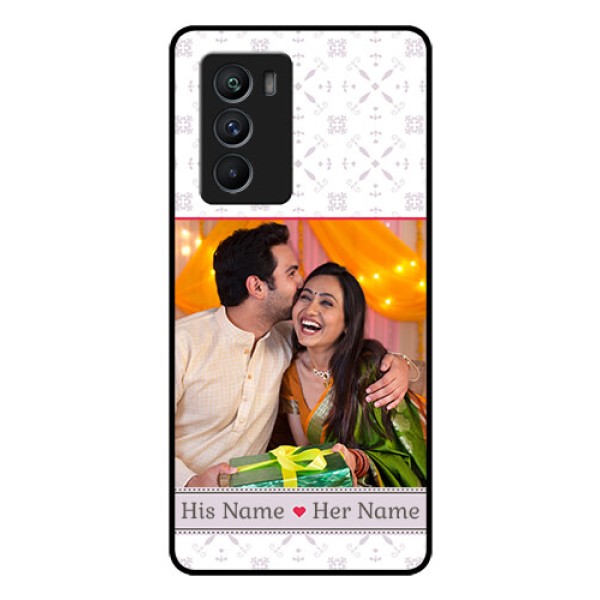 iQOO 9 SE 5G Custom Glass Mobile Case - with Photo and Ethnic Design iQOO 9 SE 5G Custom Glass Mobile Case - with Photo and Ethnic Design