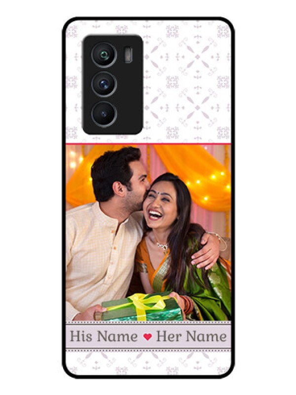 Custom iQOO 9 SE 5G Custom Glass Mobile Case - with Photo and Ethnic Design