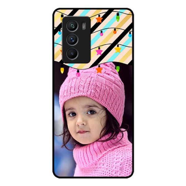 iQOO 9 SE 5G Custom Glass Mobile Case - Lights Hanging Design