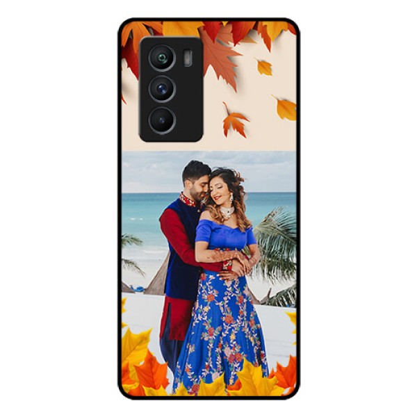 iQOO 9 SE 5G Photo Printing on Glass Case - Autumn Maple Leaves Design iQOO 9 SE 5G Photo Printing on Glass Case - Autumn Maple Leaves Design