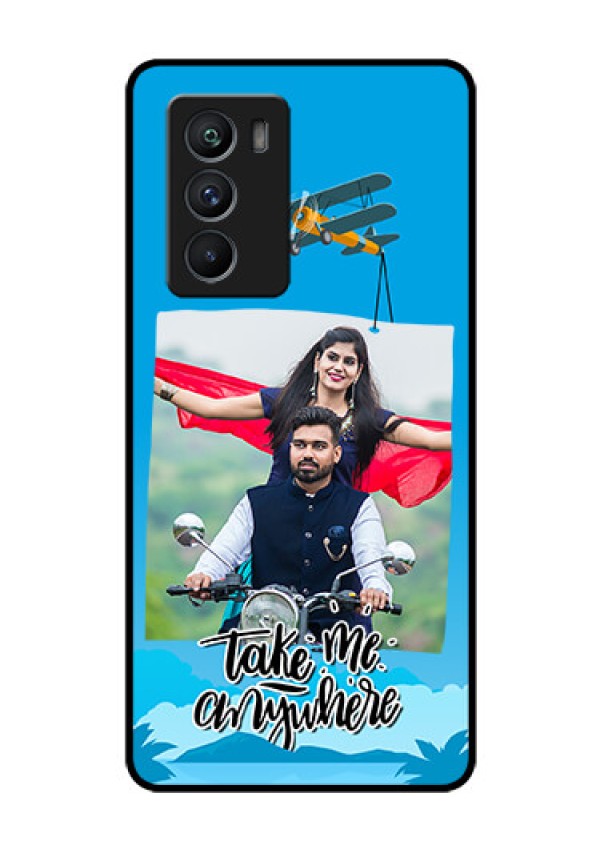 iQOO 9 SE 5G Custom Glass Mobile Case - Traveller Design