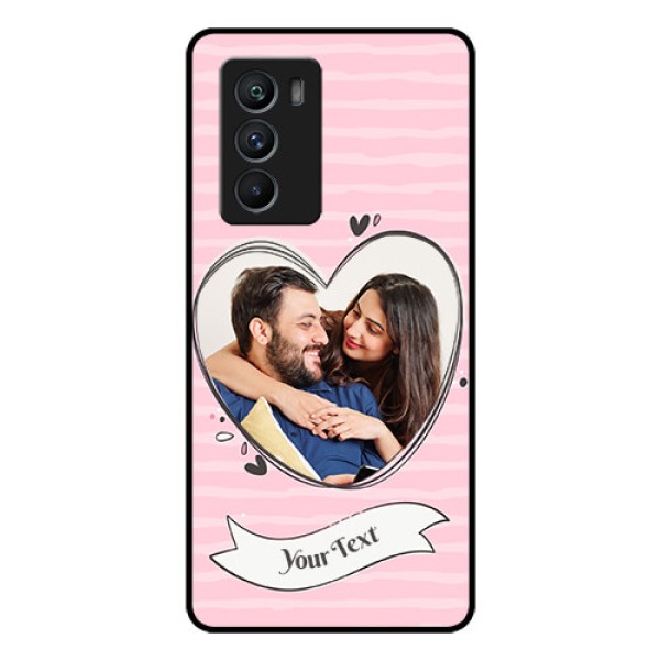 iQOO 9 SE 5G Custom Glass Phone Case - Vintage Heart Design