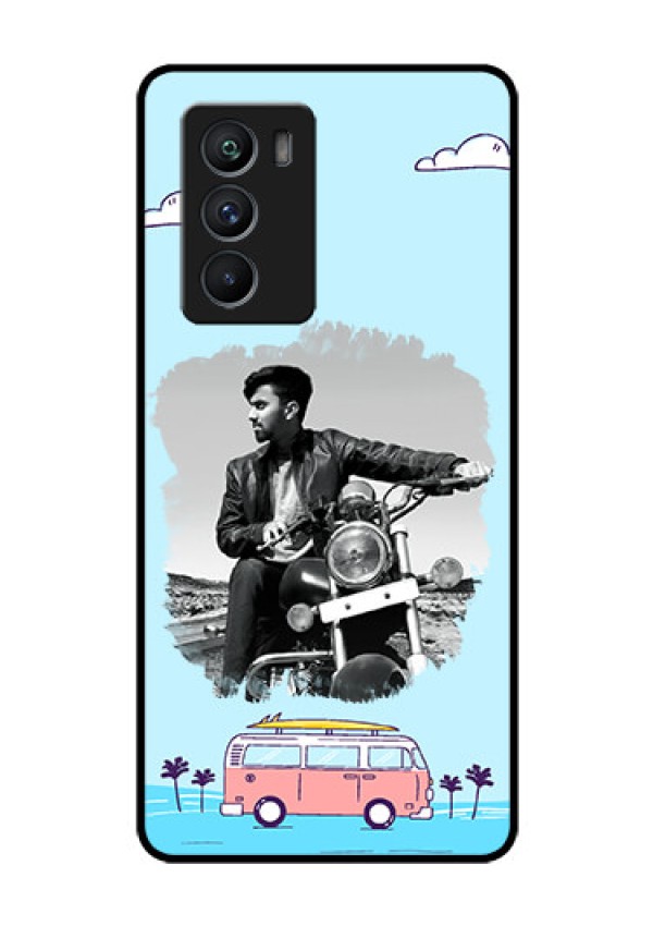 iQOO 9 SE 5G Photo Printing on Glass Case - Travel & Adventure Design
