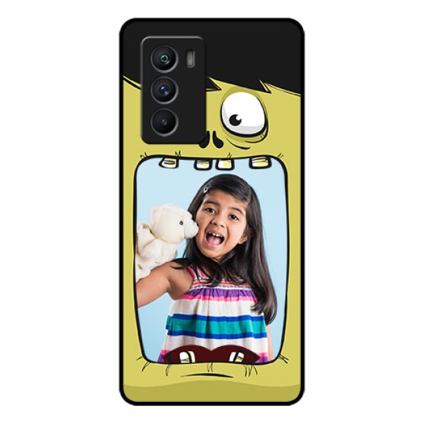 iQOO 9 SE 5G Personalized Glass Phone Case - Cartoon monster back case Design iQOO 9 SE 5G Personalized Glass Phone Case - Cartoon monster back case Design