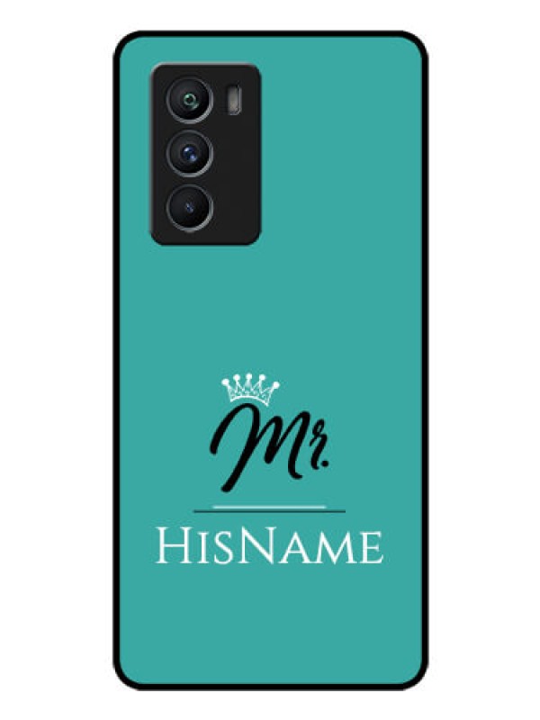 Custom iQOO 9 SE 5G Custom Glass Phone Case Mr with Name