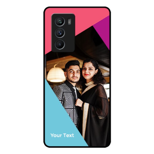 iQOO 9 SE 5G Custom Glass Mobile Case - Stacked Triple colour Design iQOO 9 SE 5G Custom Glass Mobile Case - Stacked Triple colour Design