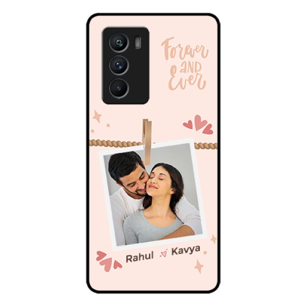 iQOO 9 SE 5G Custom Glass Phone Case - Forever and ever love Design iQOO 9 SE 5G Custom Glass Phone Case - Forever and ever love Design