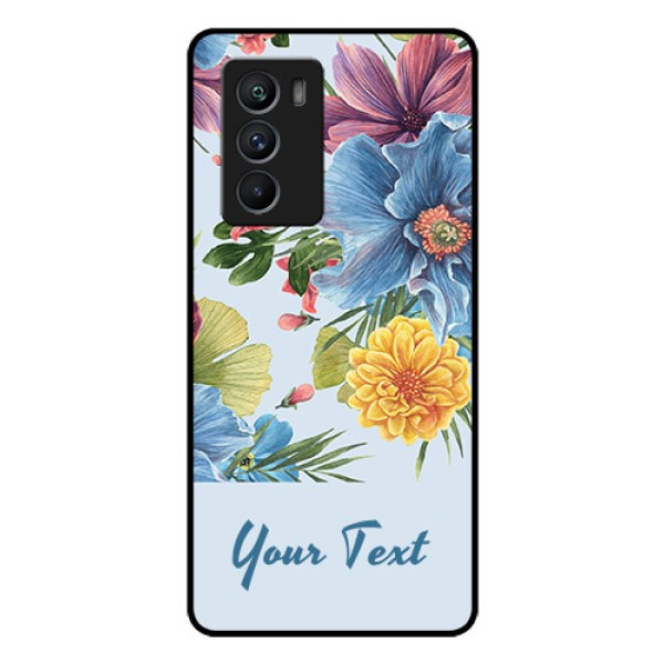 iQOO 9 SE 5G Custom Glass Mobile Case - Stunning Watercolored Flowers Painting Design iQOO 9 SE 5G Custom Glass Mobile Case - Stunning Watercolored Flowers Painting Design