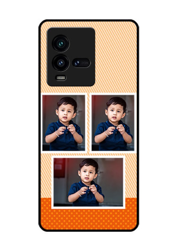 iQOO 9T 5G Photo Printing on Glass Case - Bulk Photos Upload Design