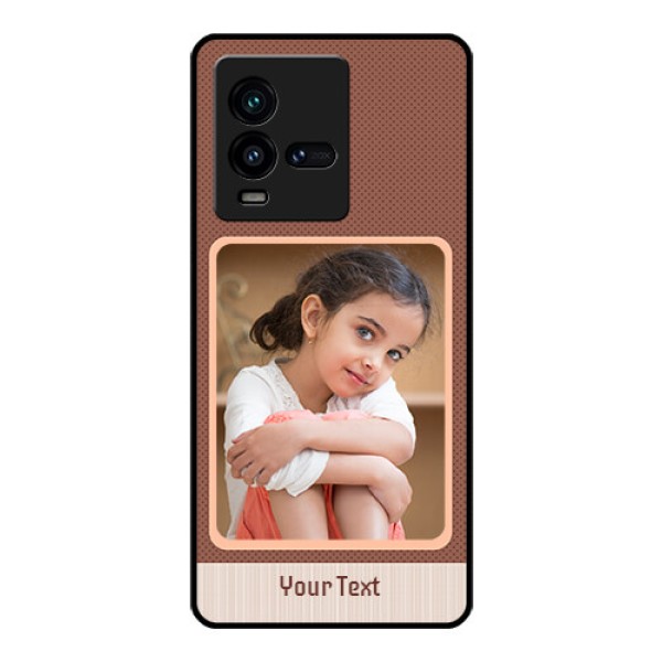 iQOO 9T 5G Custom Glass Phone Case - Simple Pic Upload Design