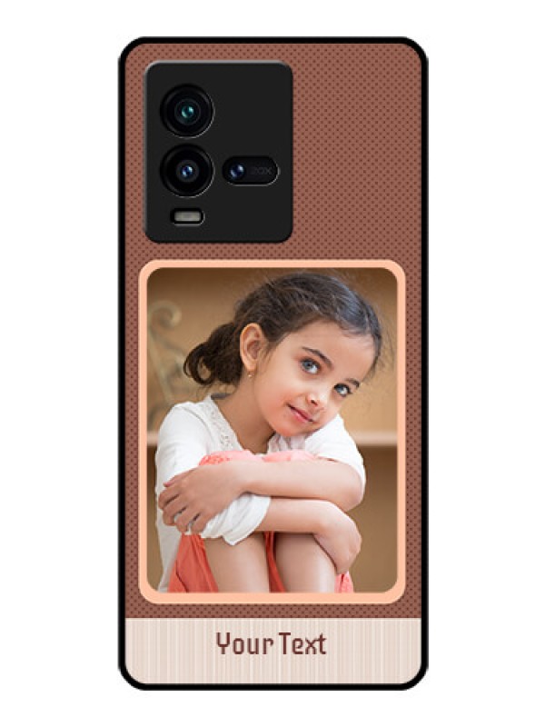 Custom iQOO 9T 5G Custom Glass Phone Case - Simple Pic Upload Design