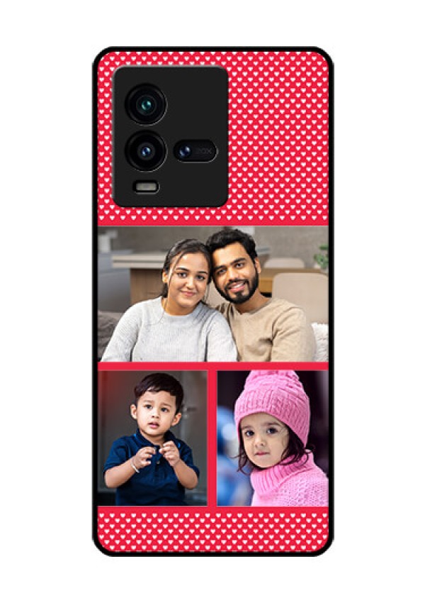 iQOO 9T 5G Personalized Glass Phone Case - Bulk Pic Upload Design