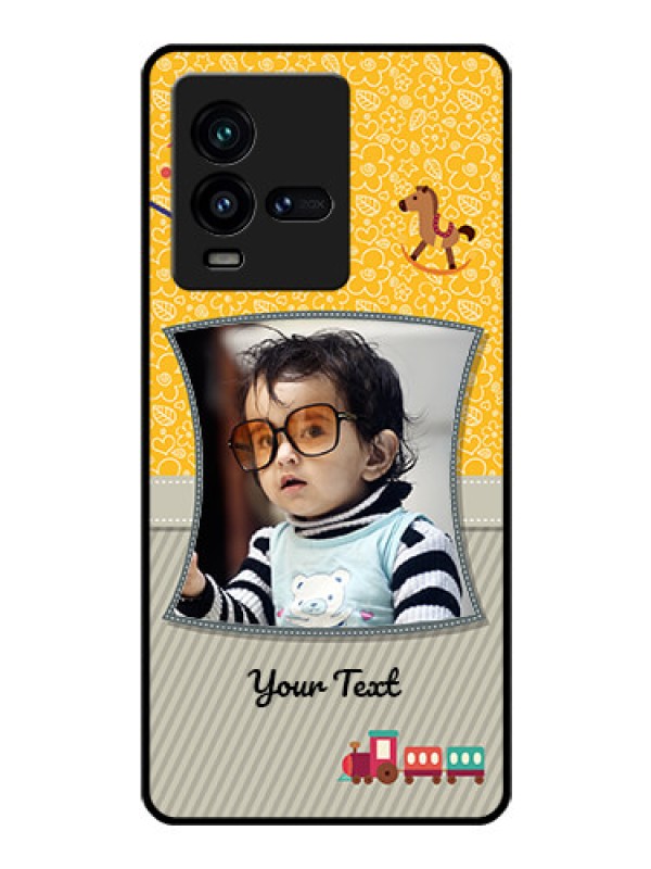 Custom iQOO 9T 5G Personalized Glass Phone Case - Baby Picture Upload Design