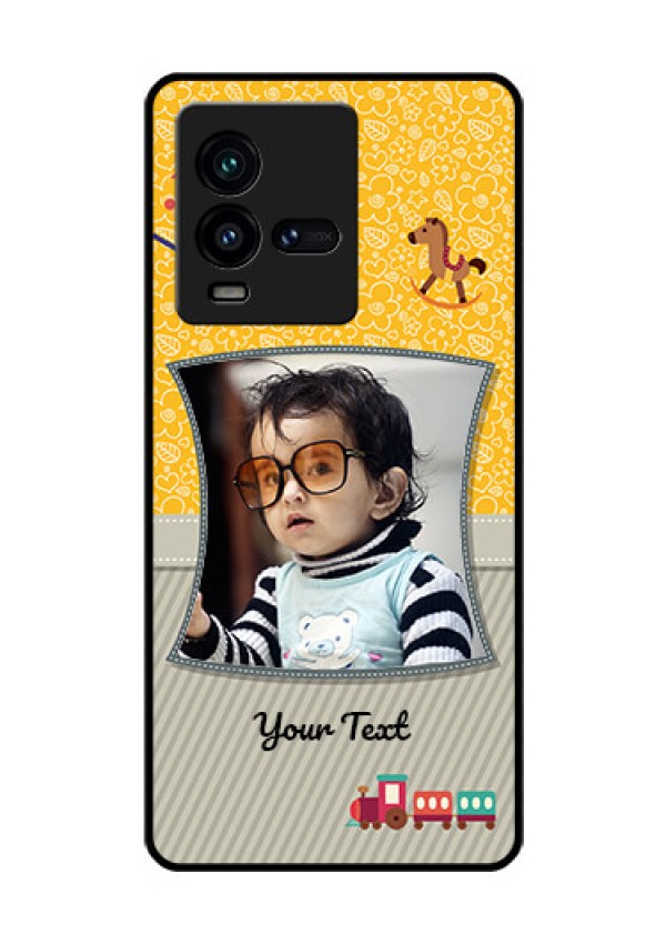 iQOO 9T 5G Personalized Glass Phone Case - Baby Picture Upload Design