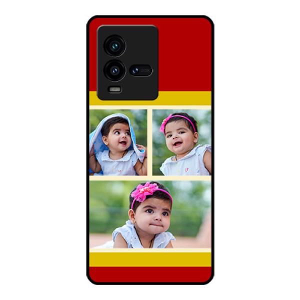 iQOO 9T 5G Custom Glass Mobile Case - Multiple Pic Upload Design