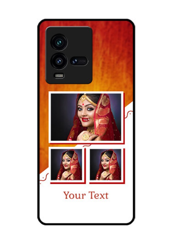 iQOO 9T 5G Custom Glass Phone Case - Wedding Memories Design