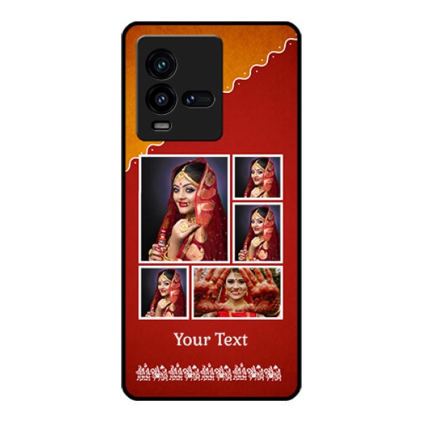 iQOO 9T 5G Personalized Glass Phone Case - Wedding Pic Upload Design iQOO 9T 5G Personalized Glass Phone Case - Wedding Pic Upload Design