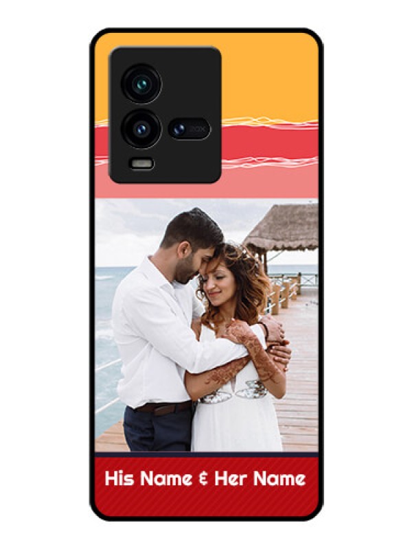 Custom iQOO 9T 5G Custom Glass Mobile Case - Colorful Case Design