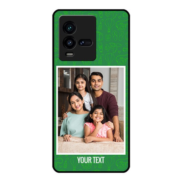 iQOO 9T 5G Personalized Glass Phone Case - Picture Upload Design