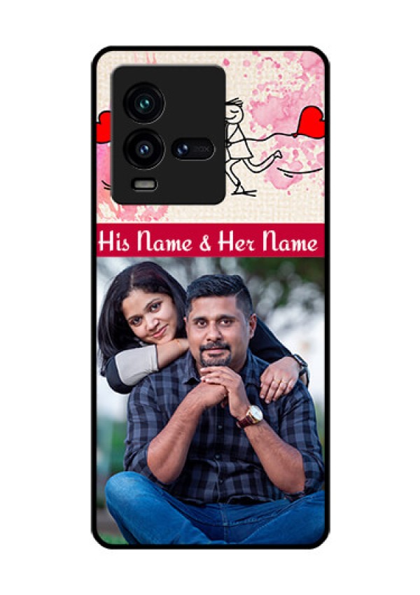 iQOO 9T 5G Photo Printing on Glass Case - You and Me Case Design