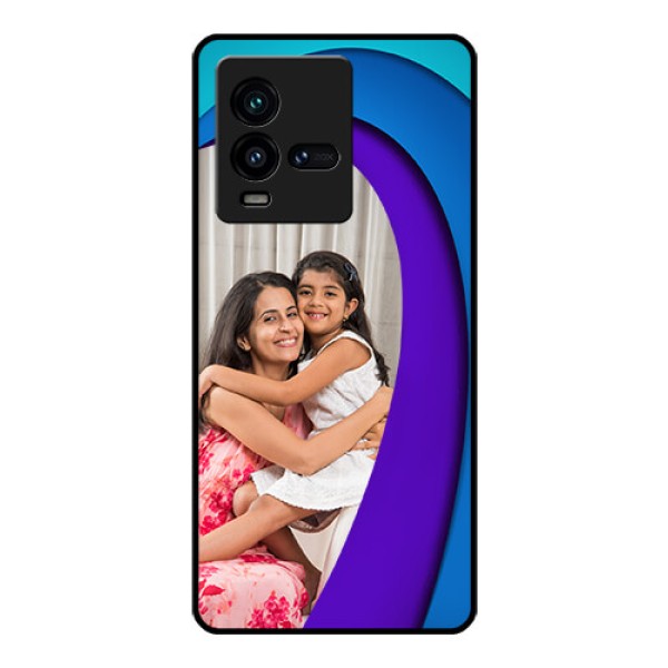 iQOO 9T 5G Photo Printing on Glass Case - Simple Pattern Design