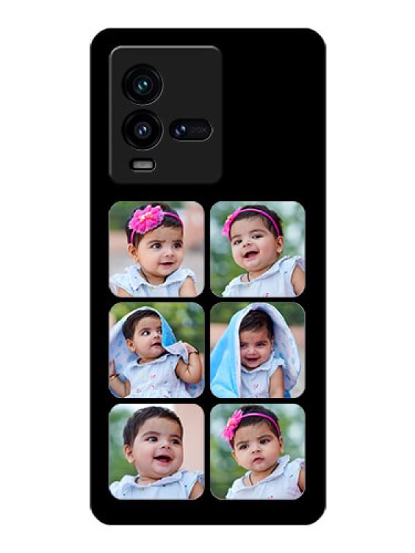 Custom iQOO 9T 5G Photo Printing on Glass Case - Multiple Pictures Design