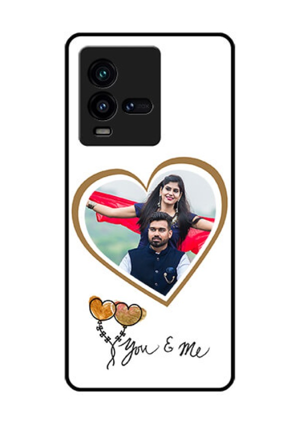 iQOO 9T 5G Custom Glass Mobile Case - You & Me Design