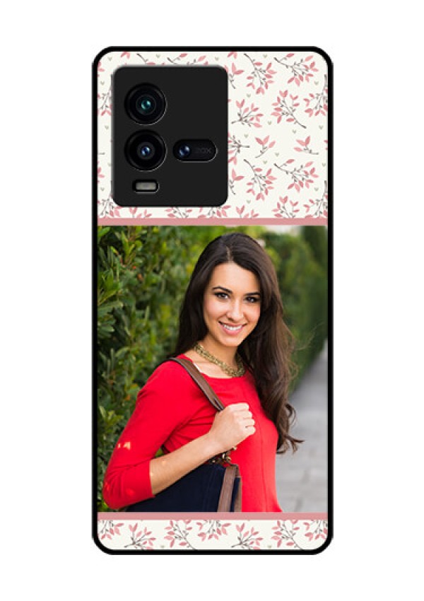 iQOO 9T 5G Custom Glass Phone Case - Premium Floral Design
