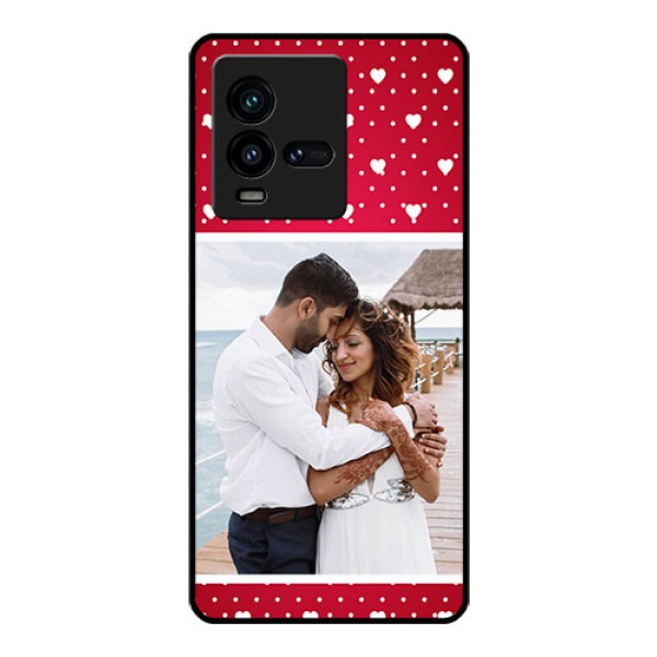 iQOO 9T 5G Photo Printing on Glass Case - Hearts Mobile Case Design iQOO 9T 5G Photo Printing on Glass Case - Hearts Mobile Case Design