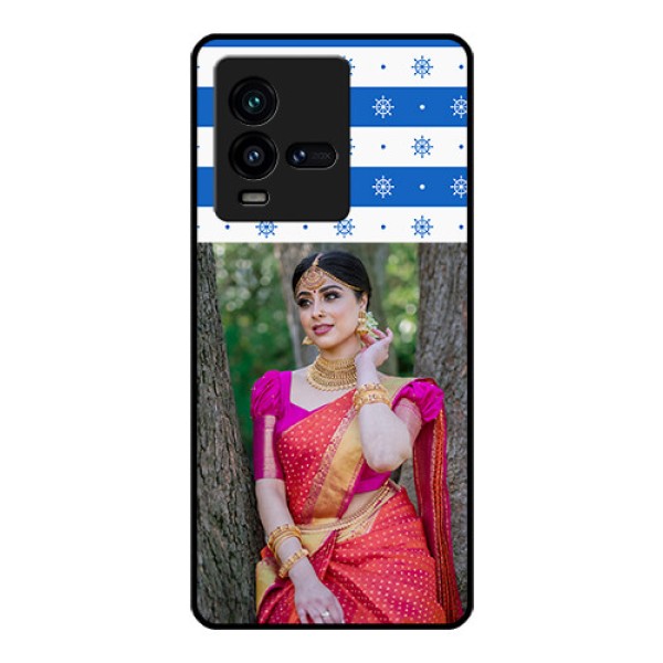 iQOO 9T 5G Photo Printing on Glass Case - Snow Pattern Design