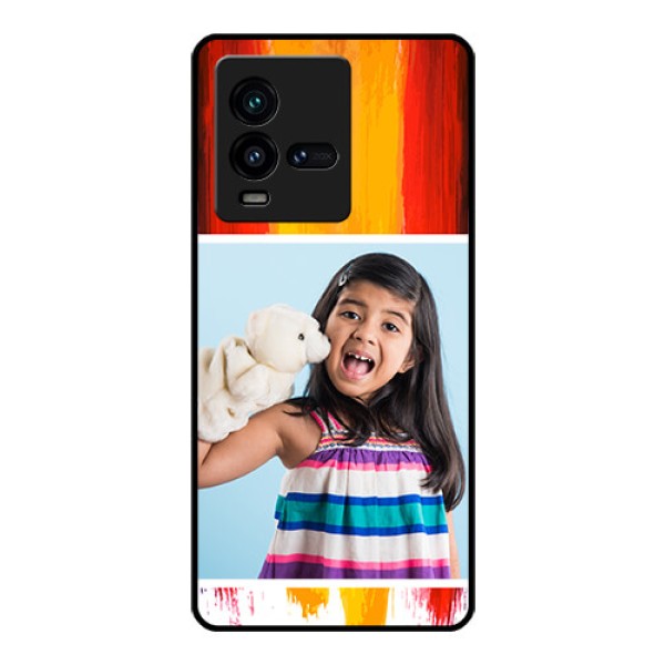 iQOO 9T 5G Personalized Glass Phone Case - Multi Color Design
