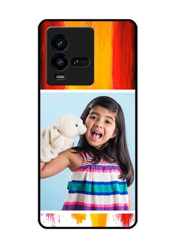 iQOO 9T 5G Personalized Glass Phone Case - Multi Color Design