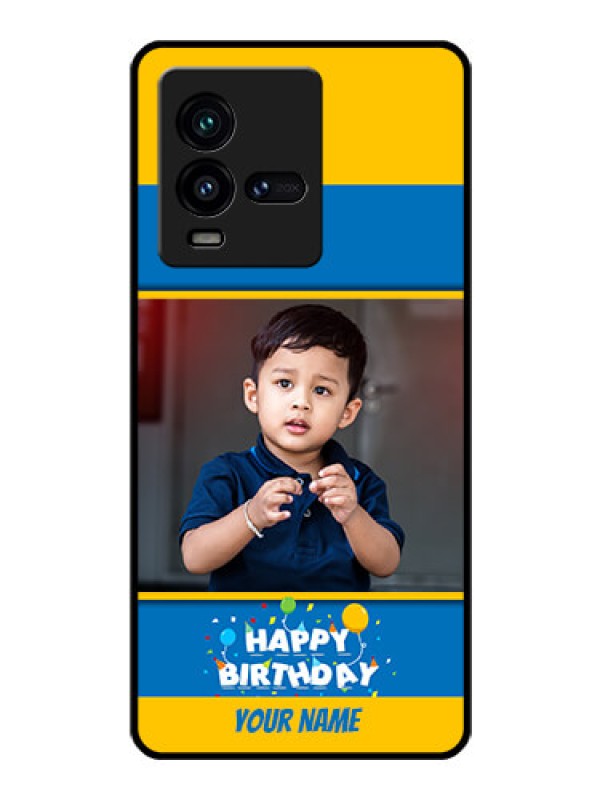 Custom iQOO 9T 5G Custom Glass Mobile Case - Birthday Wishes Design