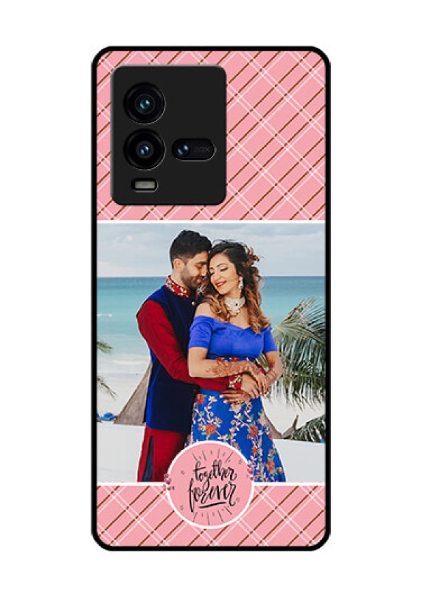 iQOO 9T 5G Personalized Glass Phone Case - Together Forever Design