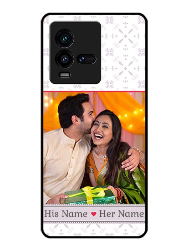 Custom iQOO 9T 5G Custom Glass Mobile Case - with Photo and Ethnic Design