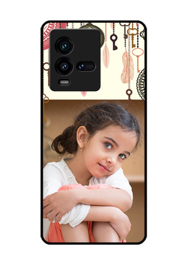 iQOO 9T 5G Custom Glass Mobile Case - Boho Style Design