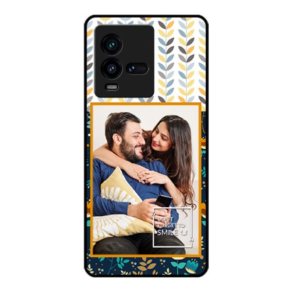 iQOO 9T 5G Custom Glass Mobile Case - Pattern Design