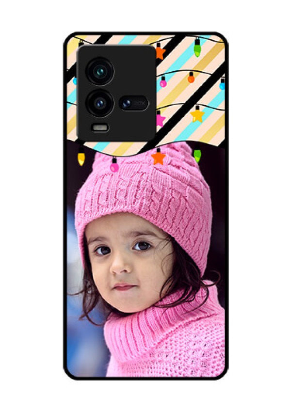 iQOO 9T 5G Custom Glass Mobile Case - Lights Hanging Design